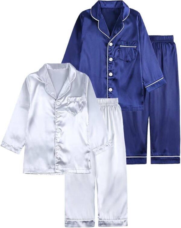 Boys' silk pajama sets