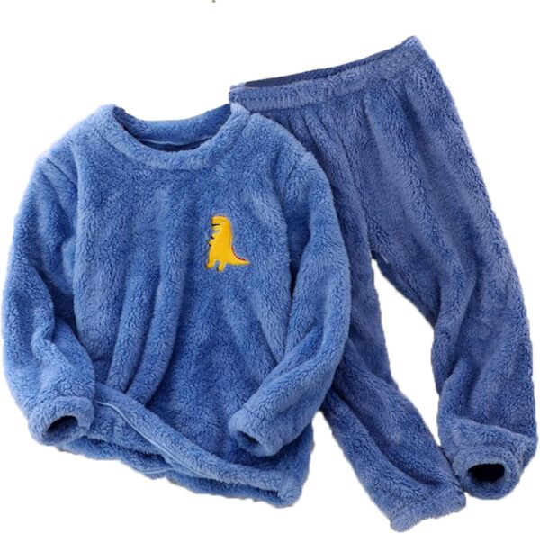 Winter warm fleece top and pants sets