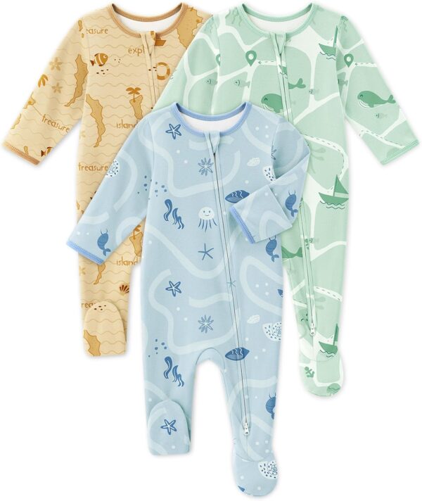 Pure cotton baby onesies set for boys and girls